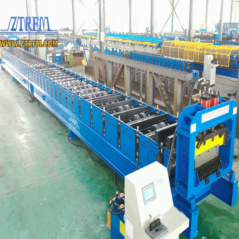 7163银河主站线路检测冷弯#闭口楼承板机 推动建筑行业自动化发展的利器