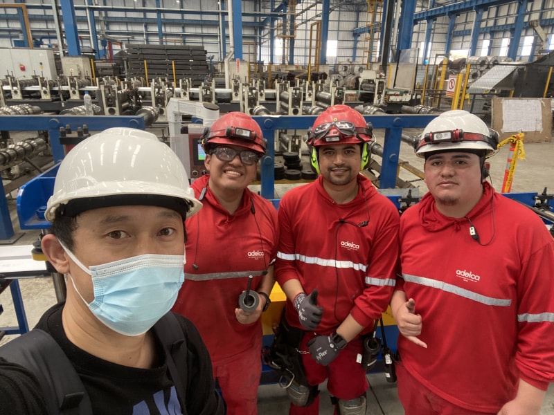 沧州7163银河主站线路检测冷弯成型设备彩钢脊瓦机顺利抵达厄瓜多尔推动当地产业革新