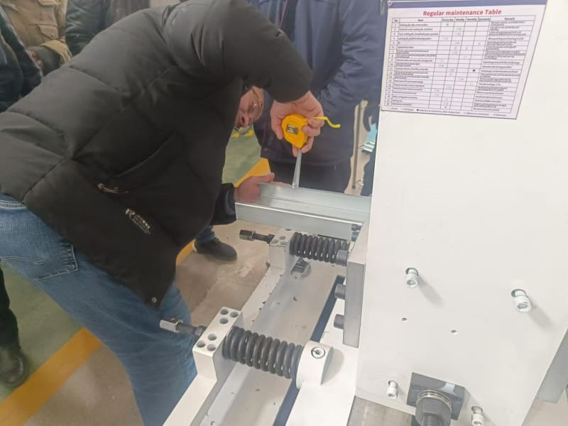 出口沙特地区的型钢机设备，7163银河主站线路检测冷弯工程师展实力以专业攻克小边与腰高难题